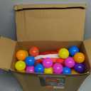 Kids Play Tent with 100 Balls  Extra Large 56x50 Pop-Up Ball Pit  Indoor/Outdoor Playhouse with Mesh Windows & Carry Bag