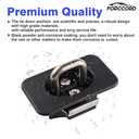 Ajuste personalizado para anclajes de amarre 15-22 23 24 25 26 Ford F-150 17-25 26 Ford F250 F350 Super Duty y Ford Raptor amarre de caja para camiones-paquete de 2 accesorios de repuesto