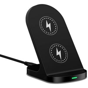 15W Fast Wireless Charger Phone Charging Stand for Google Pixel 10 Pro XL/9/8a/8 Pro/7a/7,Android Phone Wireless Charging Station Charger for Samsung Z Fold 7/6/5/Z Flip 7/6/S24 Ultra/S23/S22/S21/S20