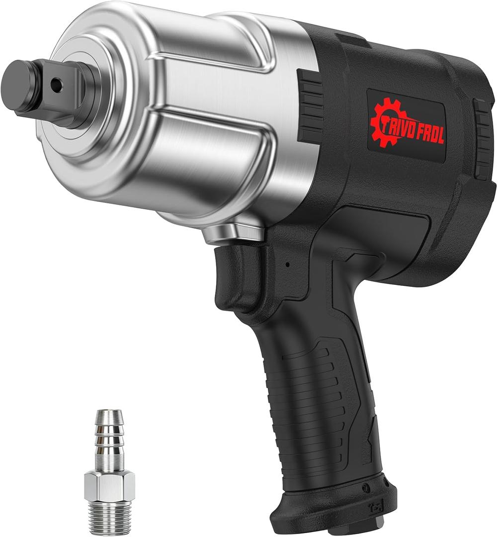 Trivd Frol Air Impact Wrench - 3/4 Inch Air Impact Gun, Up to 2100 Ft.lbs, 6000RPM High Torque Impact Driver, Twin Hammer Pneumatic Impact Wrench for Auto Repair, Tire Shop
