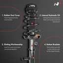 A-Premium Front Complete Struts Compatible with Mercedes-Benz [AWD] C230 2008-2009, C250 2010-2012, C300 2008-2014, C350 2008-2014 - 2x Replacement Suspension Shock Absorber with Coil Spring Assembly
