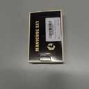 Nail Clippers Set, 6 Pcs Toenail Clippers Stainless Steel Fingernail Clippers Manicure Set with Leather Case, Idea Gift for Christmas Stocking Stuffers, Black