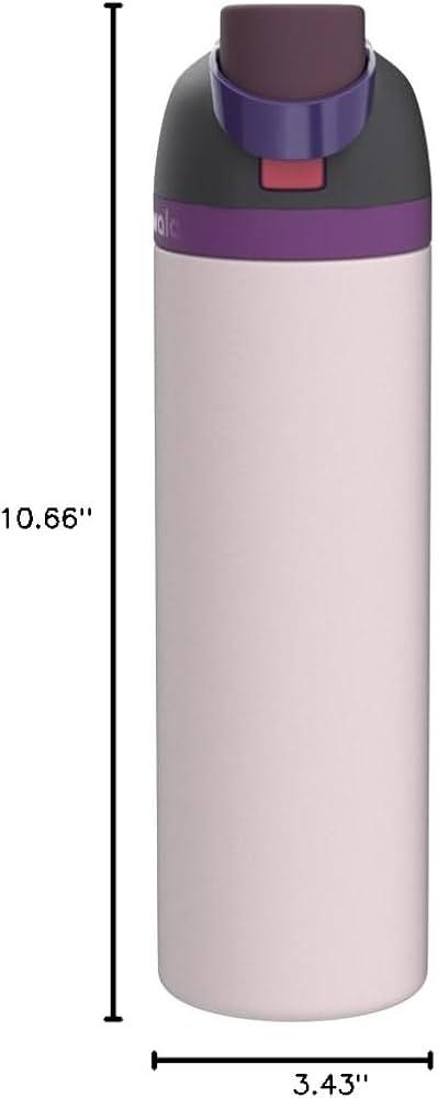 Owala FreeSip Insulated Stainless Steel Water Bottle with Straw for Sports, Travel, and School BPAFree Sports Water Bottle, 32 oz, Dreamy Field