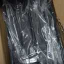 Heavy Duty Steel Fence Post Repair Stakes, Fence Post Anchor Ground Spike, for Repair Tilted/Broken Wood Fence Post (4 Pack/Black