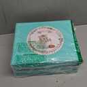 CHENP.HMC Tea Party Set for Little Girls, 13 Piece Sets Kids Tin Tea Party with Cups, Saucers, Plates & Serving Trays, Girls Birthday Gift (Pastel Polka Dots)