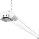 Sunco LED Shop Lights for Workshop 4FT, Linkable Garage Lighting, 4500 LM, 40W (150W Equivalent), 5000K Daylight, Surface + Suspension Mount, 48 Inch Integrated Fixture, White