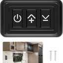 RVZONE 12V Dimmer Switch | 12-24 Volt High Side PWM RV Light Dimmer for RV LED Interior Lights Fixture, Halogen, Incandescent, Used for Auto, Camper, Trailer Van Truck, Boat