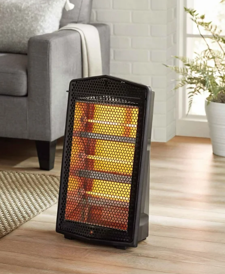 PELONIS QUARTZ RADIANT HEATER BLK