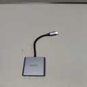 USB C to Dual HDMI Adapter 4K@60hz, Type C to HDMI Splitter Extended Display for MacBook/MacBook Pro Air Dell XPS13/15, Samsung Galaxy S9/S9+ [MST Mode (Extended displays) Only for Win OS]