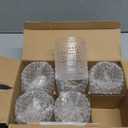 Cocktail Glasses 10 oz Hobnail Drinking Glasses Set of 6, Vintage Glassware, Textured Glass Cups Bubble Glasses Water Glasses Old Fashion Jupiter Glasses Set, clear