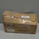 TOBTOS Inflatable Camping Sleeping Pad with Pillow, Thick 6 Inch Ultralight Sleeping Pad with Built-in Pump, Lightweight Sleeping Mat for Camping, Backpacking, Hiking, Tent (Grey) (Single)