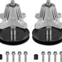 Spindle Fit for Troy Bilt Pony Mower - 918-06991 Spindle Assembly Fit for MTD Huskee Craftsman T1000 T1200 Mower and Troy Bilt TB42 TB2246 Bronco 42" Tractor, Replace 618-06991, 2 PACK