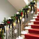 Senjie 16Pcs Velvet Ribbon Bows for Christmas Tree, Vintage Rustic Small Craft Bows Ornaments for Garland Wreath Gift Wrapping Candy Bags Party DIY Decorations (Deep Green, 5" x 10", Width of 1")