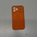 Miracase Magnetic for iPhone 17 Pro Max Case, Compatible with MagSafe, Integrated Silicone Camera Control Cover, 3.0mm Thicken Shockproof Drop Protection Phone Case for 17 ProMax, Orange