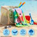Get Trend Peppa Pig Bath Towels with Hood for Girls, Soft Absorbent Cotton Beach Towel, Swimming Pool Hooded Poncho, Shower Bath Travel Cozy for Girls Ages 2-6 (Multi Peppa)
