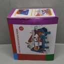 MSKOLER Dinosaur Race Car Tracks for Toddlers 2-4 Years, Dinosaur Climbing Hills Railcar, Toy Car Track Play Set with 7 Small Race Cars, Preschool Birthday Gifts for 3 4 5 6 7 8 Year Old Boys Girls