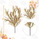 Yinns Fall Decorations - Artificial Fall Pine Branches, Norfolk Pine Stems Centerpieces Exist Decor Autumn Faux Branch for Vase Table Thanksgiving Decor