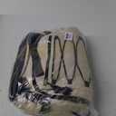 MOMUVO Classic Backpack for Women, Lightweight High School Bookbag for Teens Girls, Waterproof 15.6 Inch Laptop Bag with USB Charging Port for College Work Travel Trip, Black & Beige