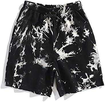 Liposhion Mens Casual Drawstring Tie Dye Summer Shorts Workout Sweat Running Beach Shorts for Men XXL