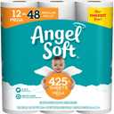Angel Soft, Toilet Paper, 12 Mega Rolls, 12 Rolls (425 Count (Pack of 1))