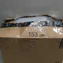 Sunheir Orthopedic Dog Bed for Large Dogs - Big Waterproof Dog Crate Bed with Removable Washable Cover, Egg Crate Foam Support, Anti-Slip Bottom, Deluxe Plush Pet Bed Mat (Grey)