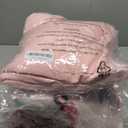 AMBERSPACE Queen Comforter Set for Girls, Pink Bow Bedding Set with Cute Floral, All Season Kids Bed in a Bag 7 Pieces with Sheets, Pillowcases & Shams