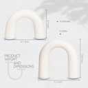 Defined Deco Ceramics Arch Decorative Objects,Neutral Home Decor for Shelves,Shelf Decor Aesthetic,Home Decorations for Living Room Decor,