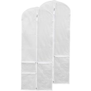 Home and Garden Parts Garment Bags for Dance Costumes 2pcs 50x20" Hanging Garment Bag Clear #CN/251024/16553