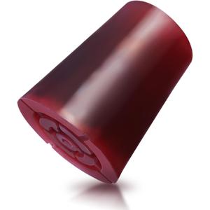 Cane Tips Heavy Duty, Ultra Durable Crutch Accessories Replacement Tips for Walking Stick/Walkers/4 Prong Cane, Flat Base, High Polymer Rubber Material (1 INCH)
