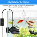 hygger Wave Maker with Controller for Feeding, 792 GPH Ultra-Silence Aquarium Powerhead with Strong Magnet Suction Base for Freshwater or Saltwater Fish Tank, 360 Rotating Aquarium Wavemaker Black
