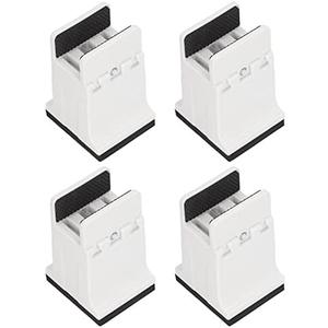 Bed Risers,Bed Risers,6 inch,Furniture Risers,Desk Riser,Table Risers,4Pcs Bed Riser, Rubber Furniture Riser Bed Blocks Sofa Risers Table Desk Feet Raising Pads with Screw Clamp
