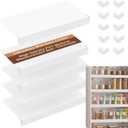 5 Pack Wire Rack Covers for Shelves, 24"x12" PVC Wire Shelf Covers for Wire Shelving, Easy-to-Cut and Moisture-Proof Durable Shelf Liner for Kitchen, Pantry, Closet, Bathroom and Office, White, 12"D x 24"W x 2.36"H