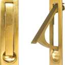 Pocket Door Edge Pull - Hidden Edge Handles Hardware for Easy Access, Stylish Pocket Door Pull, Ideal Pocket Door Hardware Solution. (Gold, 1 Pack)