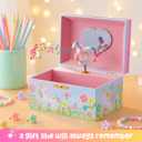 Giggle & Honey Musical Unicorn Jewelry Box for Girls | Music Boxes for Little Girls | Toddler Jewelry Box for 4 Year Old Kids | Toys for Toddlers | Birthday Gifts for Kids 5, 6, 7, 8, 9 Years