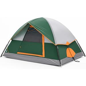 OLIXIS Camping Tent Outdoor 2 Person, Quick Instant Tents Setup for Camping, Waterproof Windproof Dome Tent with Rainfly and Multi-Directional Ventilation Backpacking, Hiking