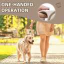 OUTnWILD Retractable Dog Leash - Tangle-Free 360 Design with Anti-Slip Handle | 16 ft Strong Nylon Tape | One Touch Quick-Lock Braking System | for Small/Medium Breeds/Pets Up to 44lbs. (Khaki, M)