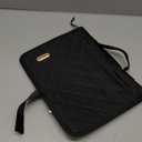 Adjustable Bible Cover with 75 Bible Tabs - Bible Cover Case for WomenWaterproof, Washable Quilted Bible CaseReusable Christian Gifts for Women (Black, Large)