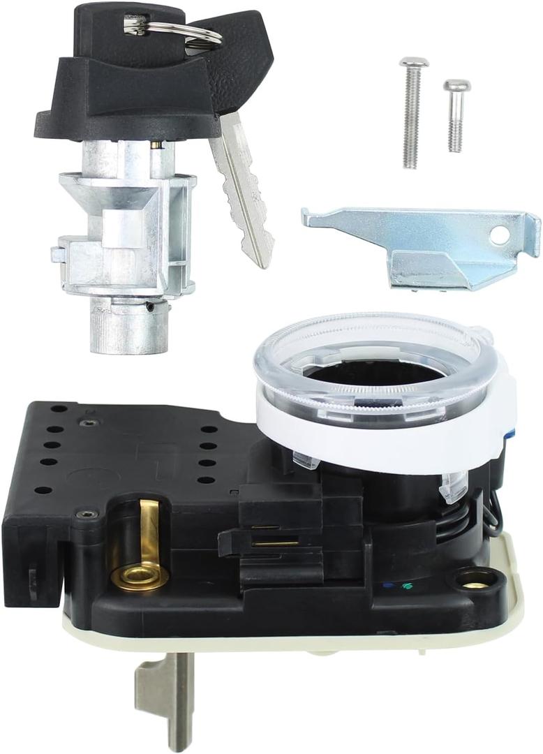 Ignition Switch Lock Cylinder Assembly with Key for Chrysler Lebaron Town & Country Dodge B1500 B2500 B3500 Dakota Ram 1500 2500 3500 Grand Caravan Jeep Cherokee