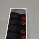 PAPLUS Ankle Compression Sock for Men and Women 5 Pairs, Low Cut Compression Running Sock with Ankle Support, S/M