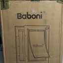 Baboni Pet Door for Wall, Steel Frame and Telescoping Tunnel, Aluminum Lock, Double Flap Dog Door and Cat Door, Strong and Durable (Pets Up to 100 Lb) -Large