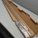 Ivilon Drapery Window Curtain Rod - End Cap Style Design 1 Inch Pole. 72 to 144 Inch Color Warm Gold