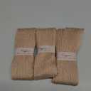 Brown Chiffon Ribbon 1-1/2 Inch Crinkle Handmade Tulle Fabric Silk Ribbons for Bridal Flower Bouquet Wedding Invitations Decor Gift Wrapping 3 Rolls 9 Yd