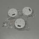 3 Pack Carbon Monoxide detectors, co Detector, Carbon Monoxide Alarm Detector Battery Powered with LCD Display, Carbon Monoxide Detector, UL2034 Standards, for Home