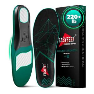 220+ lbs Plantar Fasciitis High Arch Support Insoles Men Women  Flat Feet Orthotic Inserts Standing All Day  Work Boot Shoe Insoles  Shoe Sole Flat Foot Heavy Men M