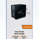 ZGEAR Fast Charge Wall Charger, 24 Watts