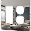 1 Pcs Mirror Outlet Covers Durable Light Switch Plates Acrylic Mirrored Switch Plates And Outlet Covers Decorative Wall Outlet Cover Wall Plates For Electrical Outlets
