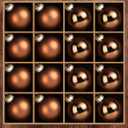 Syhood 16 Pcs Christmas Glass Ball Ornaments Set 2.36" Hanging Glass Bulbs with Loop Hanging String for Christmas Tree Decoration for Holiday Xmas Tree Gifts Home Decor (Brown)