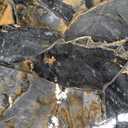 VaryPaper Black and Gold Marble Contact Paper 15.7"x78.7" Marble Wallpaper Peel and Stick Countertops Waterproof Removable Self Adhesive Marble Vinyl Wall Paper for Cabinets Counter Top Stick Paper