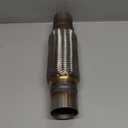 SUISFLXGRO Exhaust Flex Pipe Universal Type 100% Stainless Steel For Heavy Duty and Cars (1 PC, 2.25X8X12)