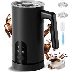 Torlaist Electric Milk Frother, 4-in-1 Automatic Milk Steamer & Foamer 11.8oz/350ml, Automatic Hot and Cold Foam Maker and Milk Warmer for Latte, Cappuccino, Matcha, Hot Chocolate